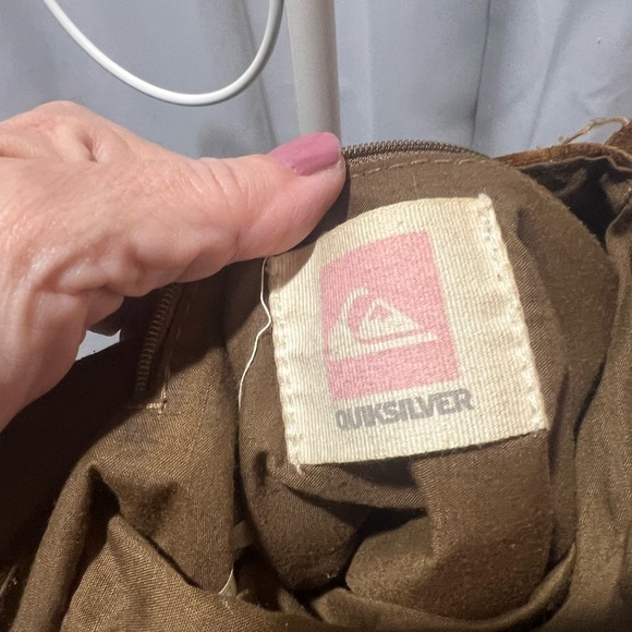 Quiksilver Suede Brown Crossbody Bag - Picture 2 of 10